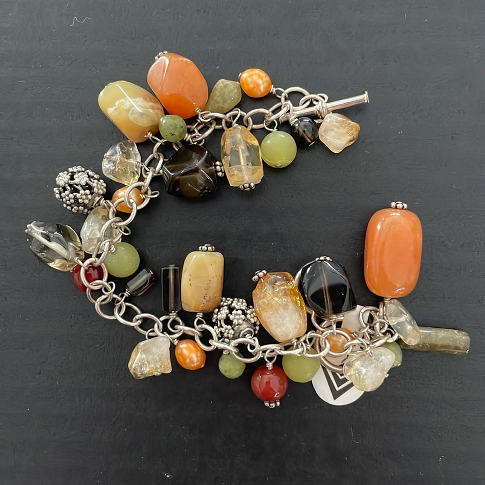 Silpada Bracelet, Gorgeous Array Of Stones - image 1
